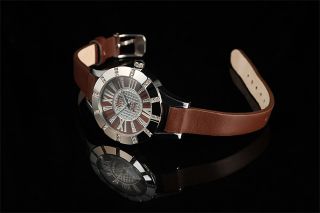 Just Damen Uhr Leder 48 - S10108 - Br Armbanduhr Braun Silber Strass Bild