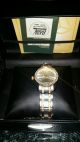 Yves Camani Auron Herren Uhr Bicolor Vergoldet Zirkonia Kristalle Armbanduhren Bild 3