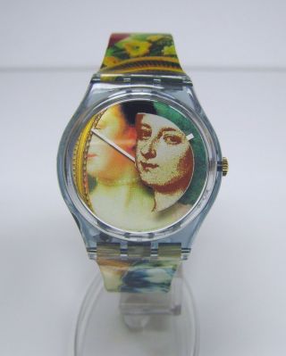 Swatch Bunt Limited Edition Damenuhr Dau Hau Quarz Ovp Nicht Benutzt Bild