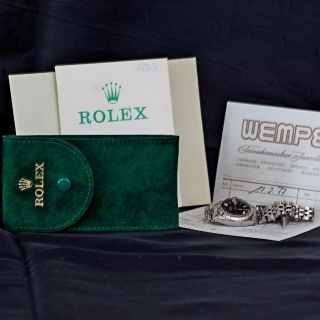 Rolex Datejust Damenuhr Automatik Edelstahl/ Weißgoldlünette Mit Papieren Bild