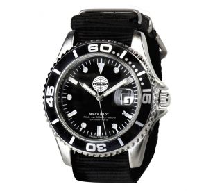 Pan Am - Space Pilot - Armbanduhr - Uhr - Schwarz - Logoshirt Bild