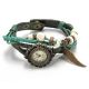 Vintage Damenuhr Armreifuhr Spangeuhr Blätter Armbanduhr Eule Armband Uhren Armbanduhren Bild 20