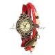 Vintage Damenuhr Armreifuhr Spangeuhr Blätter Armbanduhr Eule Armband Uhren Armbanduhren Bild 4
