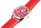 Armbanduhr Damenuhr Blume Rose Gold Strass & Ovp Armbanduhren Bild 9