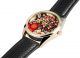 Armbanduhr Damenuhr Blume Rose Gold Strass & Ovp Armbanduhren Bild 15