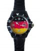 Silikon Armbanduhr Uhr Watch Länderuhren Flaggen Datum Herrenuhr Damenuhr Sport Armbanduhren Bild 1