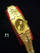 Top Klassische Damenuhr Mode Gold Uhr Eckig Oval Vergoldet Armbanduhr Analog Armbanduhren Bild 1