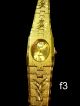 Top Klassische Damenuhr Mode Gold Uhr Eckig Oval Vergoldet Armbanduhr Analog Armbanduhren Bild 3