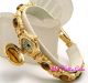 Gold Deko Tigerauge Precious Juwel Markasit Damen Statement Armband Anzug Uhr Armbanduhren Bild 13