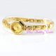 Omax Damen Selten Oktagon Gold Pl Statement Uhr W/ Swarovski Kristall Je0474 Armbanduhren Bild 9