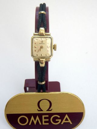 14k Gold - Filled Vintage Omega Damenuhr Cal 212 Ladies Wristwatch Damenarmbanduhr Bild