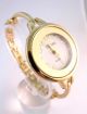 Armbanduhr Elegant Gold Japanisches Uhrwerk Analog Quartz Schneller Armbanduhren Bild 2