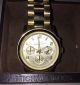 Michael Kors Chronograph Gold,  Unterschrift Armbanduhren Bild 1