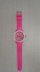 Armbanduhr Pink Rosa Silikon Gummi Kristalledition,  Swarovski Elemente/strass Armbanduhren Bild 1