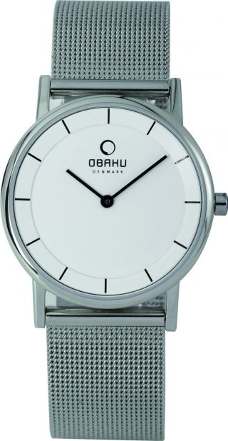 Obaku Harmony Armbanduhr V143gcwmc Edelstahl Milanaiseband Dänisches Design Bild