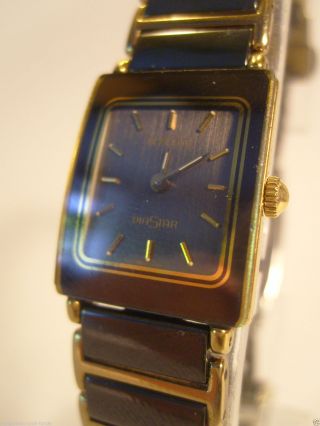 Rado Diastar Damen Uhr High Tech Keramik Schwarz Gold 153.  0283.  3n Ladies Watch Bild