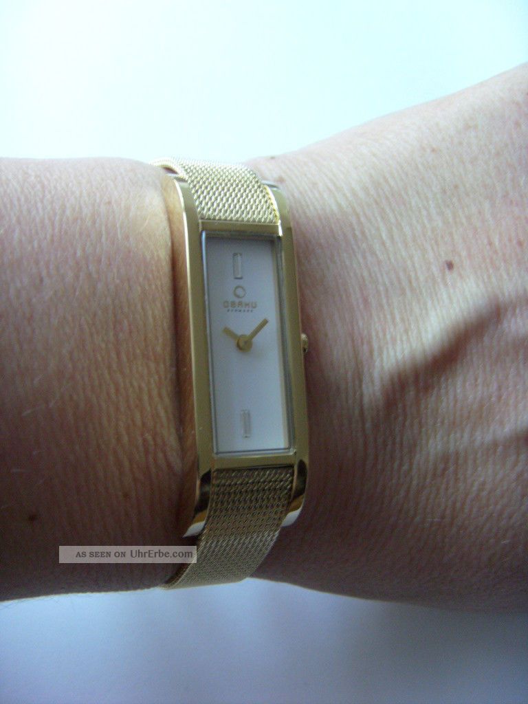 Obaku Harmony Damenuhr V159lxgimg Milanaiseband Dänisches Design Zauberhaft Armbanduhren Bild
