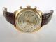 Herrenuhr Camif Chronograph Handaufzug Cal.  Landeron 187 Mit Datum,  Vergoldet Armbanduhren Bild 1