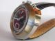 Herrenuhr,  Großer Chronograph Precimax Bullhead Handaufzug Kal.  7734 - Werk Läuft Armbanduhren Bild 3
