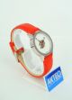 Damenuhr Herrenuhr - Akteo Uhr – Malen - Serie Kunst - Quarzwerk Rot Motivuhr Armbanduhren Bild 2