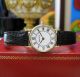 Damen Tiffany & Co 14k Gelb Gold Kleid Watch Auf Leder Band Armbanduhren Bild 4