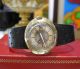 Damen Jahrgang Omega Geneve Automatische Dynamic Gold Platiert Mit Datumsanzeige Armbanduhren Bild 3