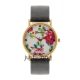 Fashion Damen Frau Rose Blume Design Kunstleder Quarz Armbanduhr Uhr Watch Armbanduhren Bild 5
