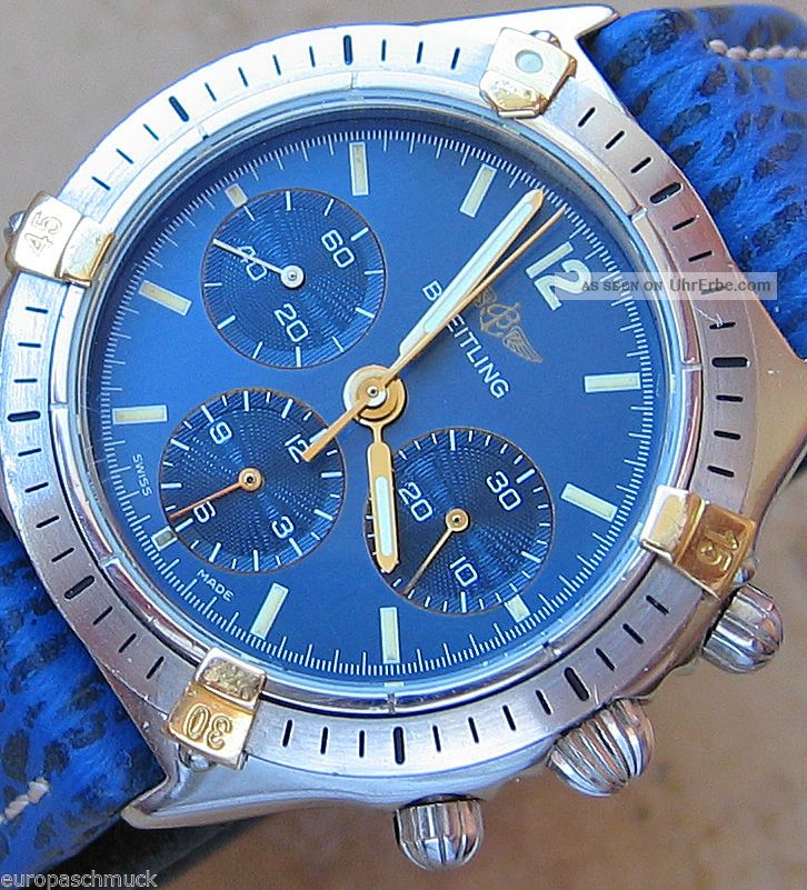 Luxusuhren Luxusuhr Chronograph Breitling Chrono Armbanduhr Uhr Luxus Markenuhr Armbanduhren Bild