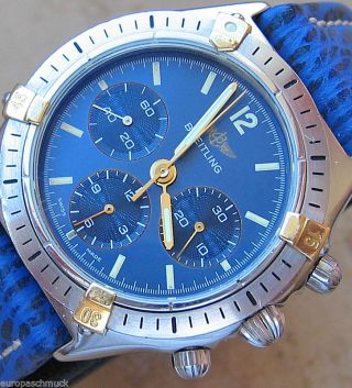Luxusuhren Luxusuhr Chronograph Breitling Chrono Armbanduhr Uhr Luxus Markenuhr Bild