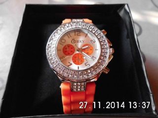 Cheeky Chronostyle Uhr Orange,  In Geschenkbox Bild