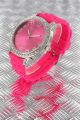 Nele Fortados Armbanduhr Strass Colorful World Damen Uhr Watch Silikon 50mm Armbanduhren Bild 6