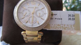Michael Kors Mk5354 Parker Damenuhr Armbanduhr Edelstahl Uhr Farbe Gold Bild