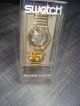 Swatch Ungetragen 1998 Belly Dance Gold Gk261a Flexband Sehr Selten Must Hav Armbanduhren Bild 2