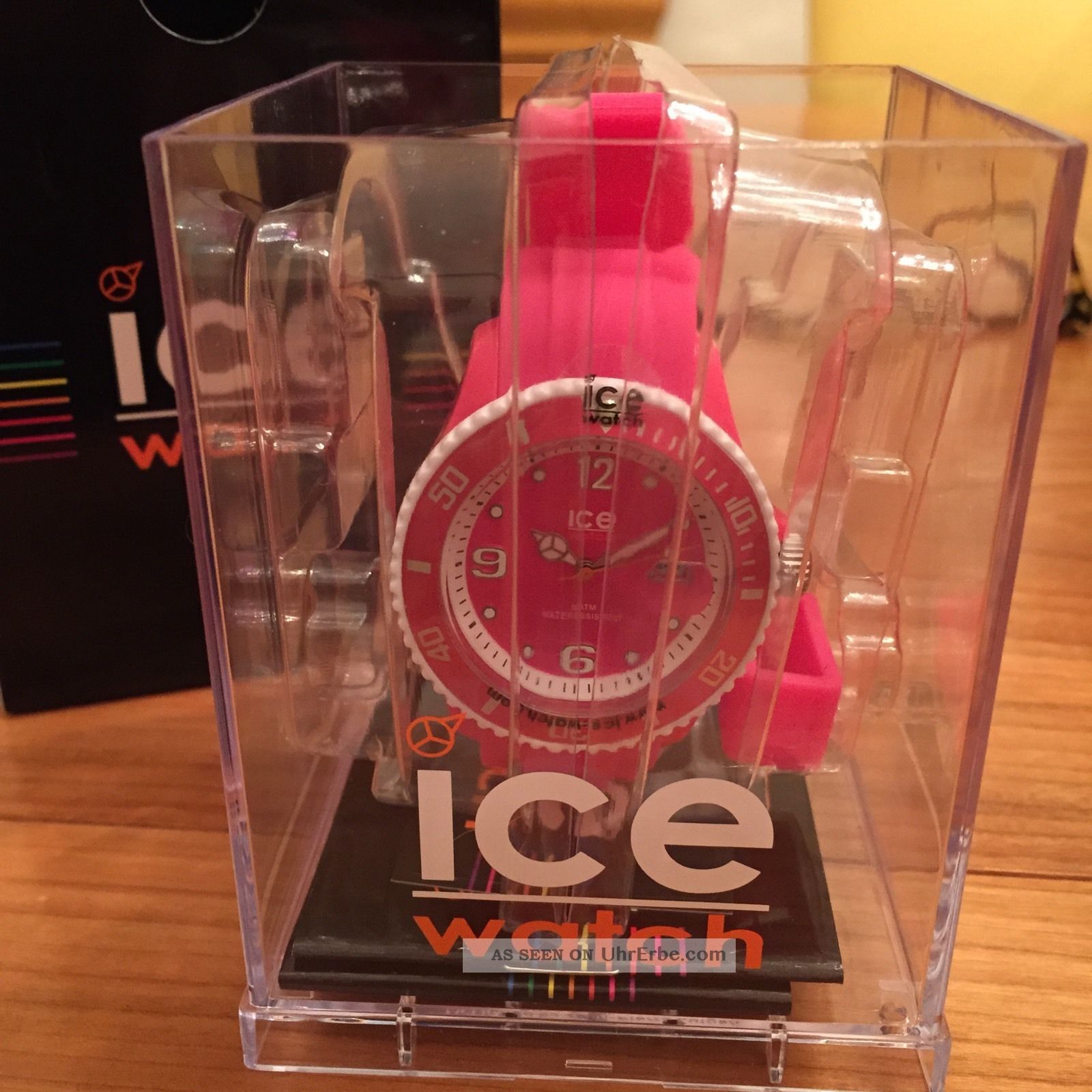 Ice Watch Armbanduhr,  Ice - Sunshine - Neon - Pink - Unisex,  In Ovp Armbanduhren Bild