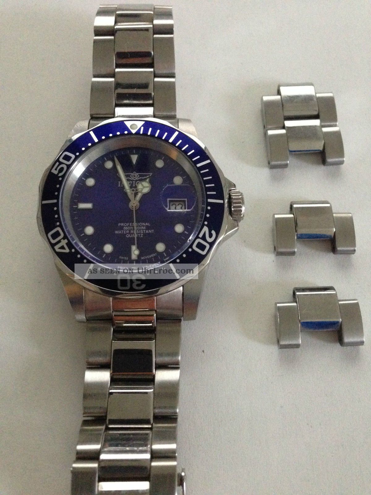 Invicta 9308a Pro Diver Stainless Steel Swiss Quarz Top Armbanduhren Bild