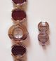 Damen Fussil Uhr,  Aus Leder Und Metall Stücken,  Guter Zusand Armbanduhren Bild 1