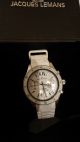 Jacques Lemans Damenuhr Armbanduhr Chronograph Rome Weiß - Wie Armbanduhren Bild 1