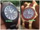 Golf Holzuhr Date - Unisex Schwarz Eboney Sandelholz Maple Bicolor Armbanduhr Armbanduhren Bild 1