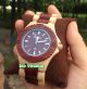Golf Holzuhr Date - Unisex Schwarz Eboney Sandelholz Maple Bicolor Armbanduhr Armbanduhren Bild 5