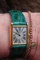Cartier Tank Vermeil Damenuhr Armbanduhren Bild 1