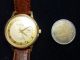 Laco Sport Automatik Uhr 585 Gold Von 1958 Armbanduhren Bild 7