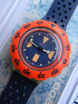 Swatch,  Scuba,  Sdk100 Deep Blue,  Neu/new Bild