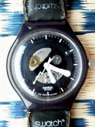 Swatch Uhr Automatik Autoquarz Atom Zum Ausschlachten Dummy Bild