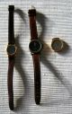 3 Damen Armbanduhren - Konvolut Esprit,  Regent,  Jacques Lemans - Gold,  Leder Armbanduhren Bild 2