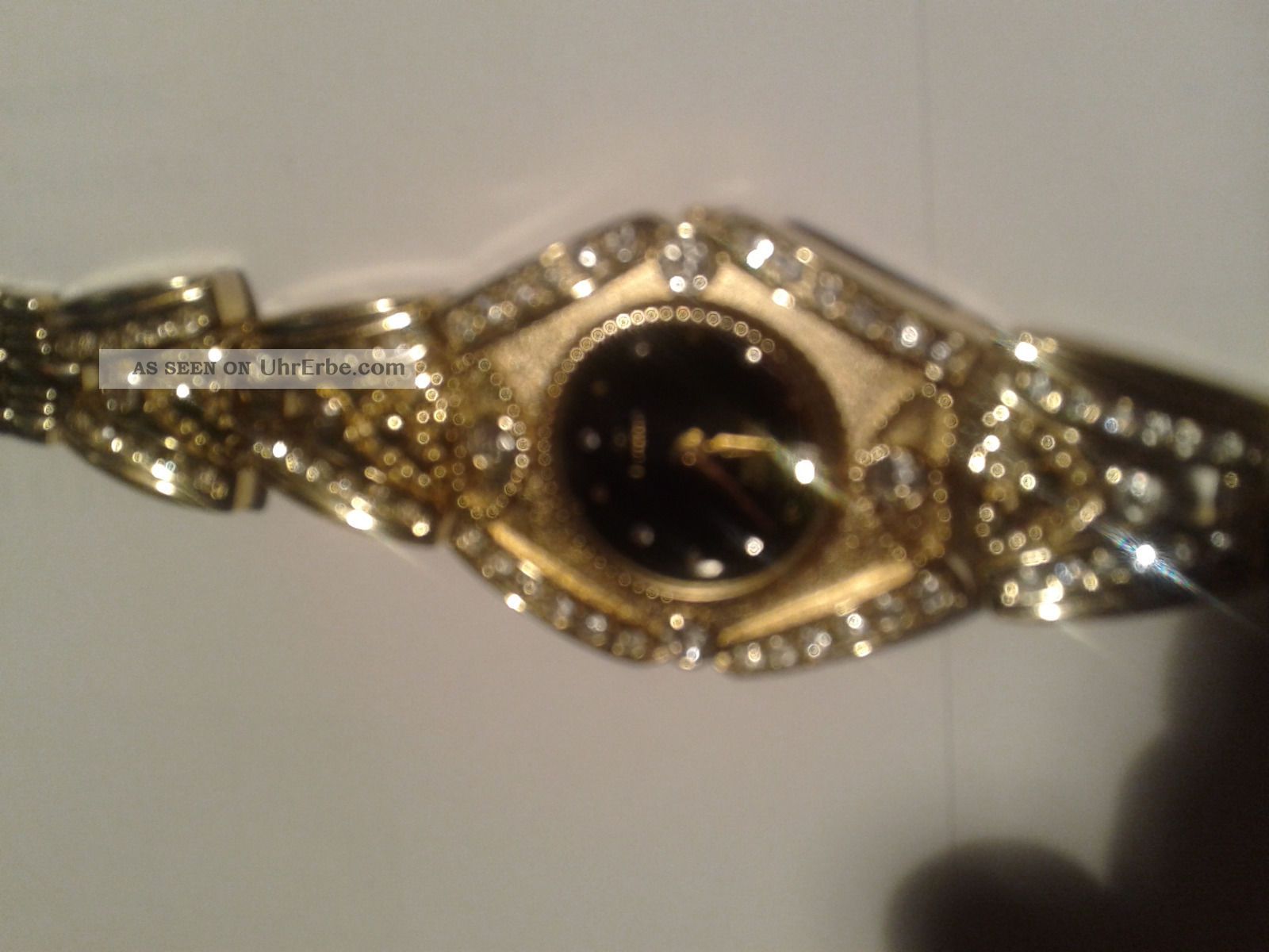 Laurine Damenarmbanduhr - Sehr Exklusiv - - Geschenkbox 18 K Vergoldet Armbanduhren Bild