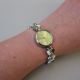 Kimio Fashion Armbanduhr Damen Uhr Trend Edelstahl Strass Herzen Grün B - Ware Armbanduhren Bild 5