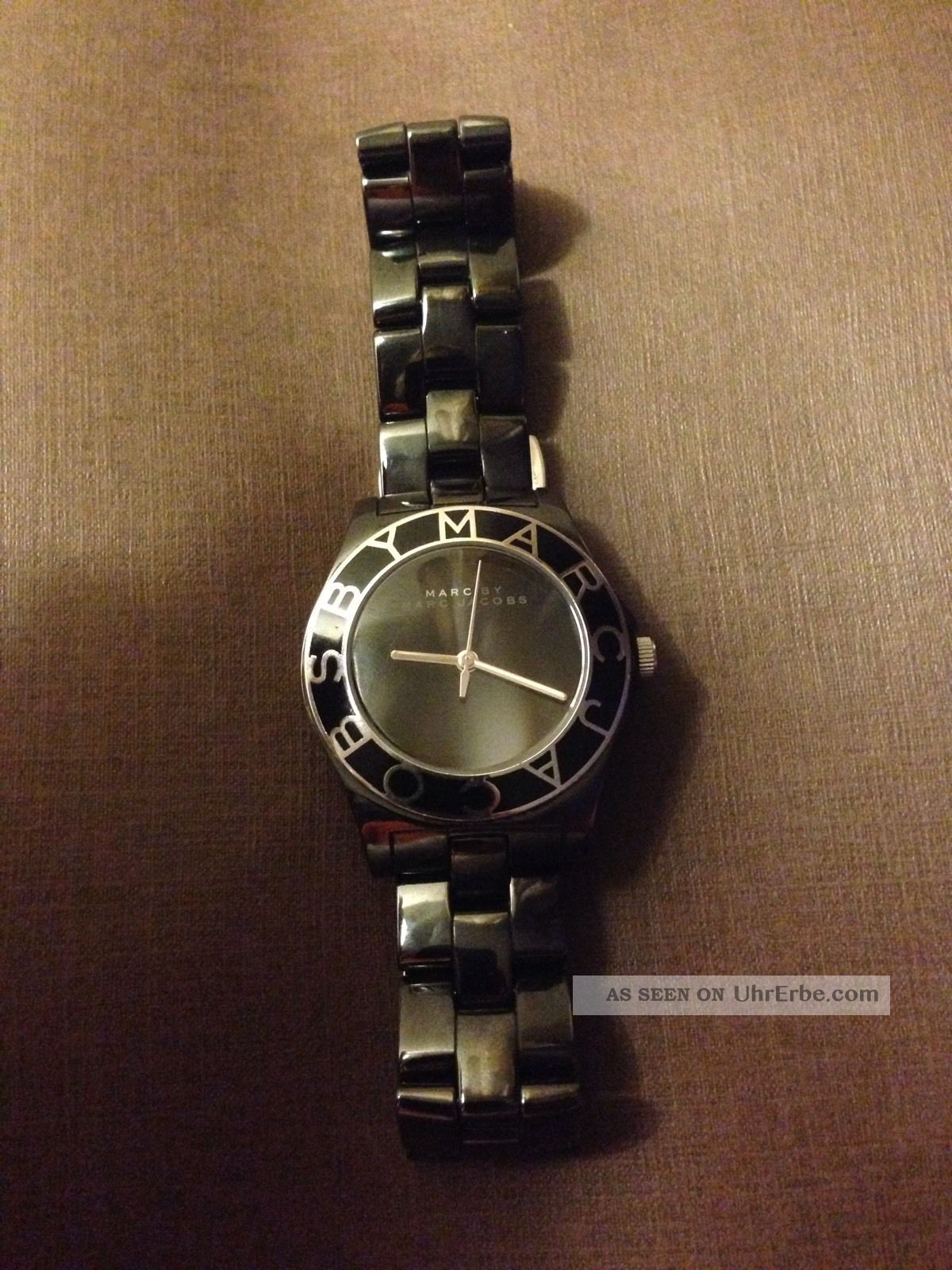 Marc Jacobs Damenuhr,  Keramik,  Schwarz,  Mbm9501 Neuwertig Armbanduhren Bild