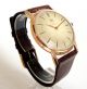 Umf Ruhla Ddr Vergoldet Uhr Handaufzug Sputnik Max Bill Ära 60er Jahre Rare Armbanduhren Bild 4