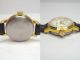 Goldene Ddr Vintage Damenuhr Mit Neuem Armband Export Modell Handaufzug Armbanduhren Bild 2