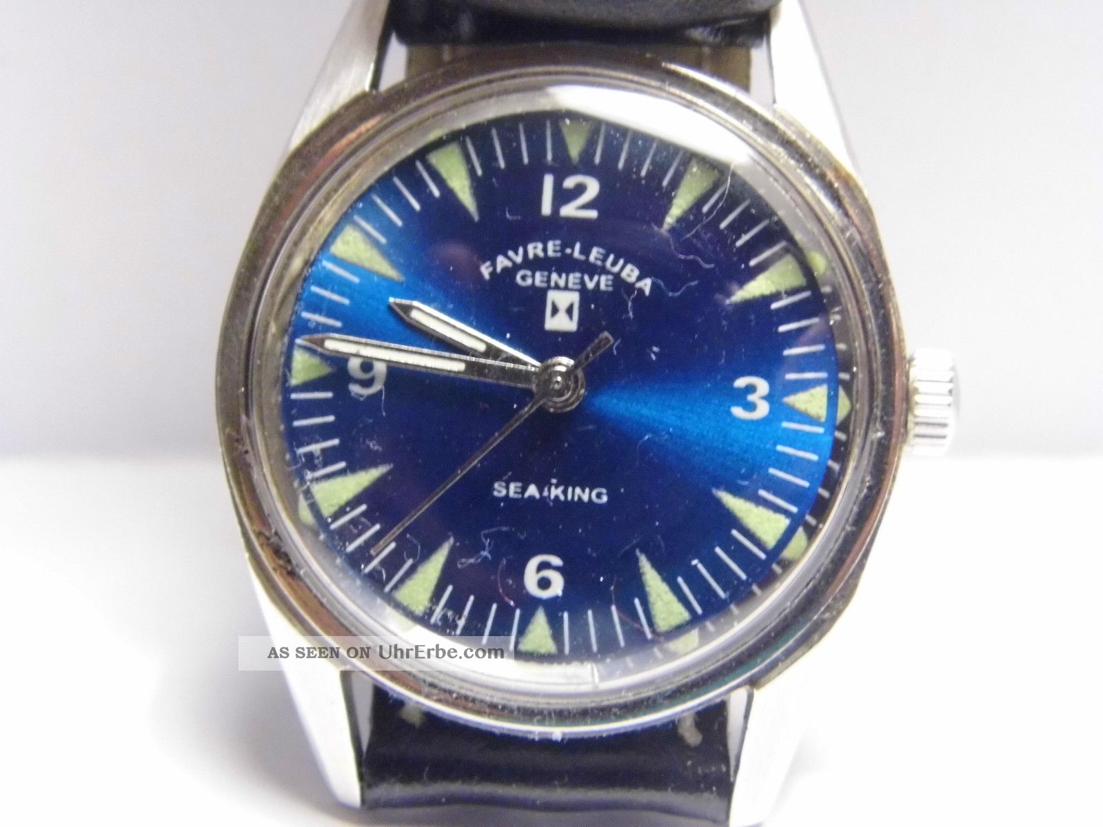 Junior - Und Herrenuhr,  Favre Leuba Sea - King Handaufzug,  Restauriert,  Läuft Gut, Armbanduhren Bild